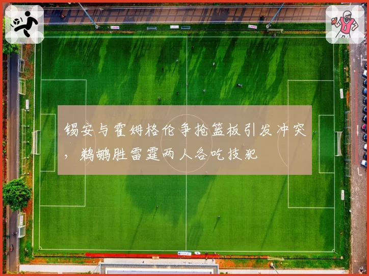 锡安与霍姆格伦争抢篮板引发冲突，鹈鹕胜雷霆两人各吃技犯